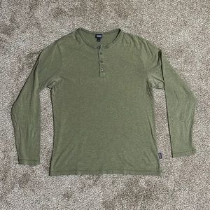 Patagonia Henley, Olive Green, Medium
